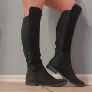 Rampage Knee High Suede Boots